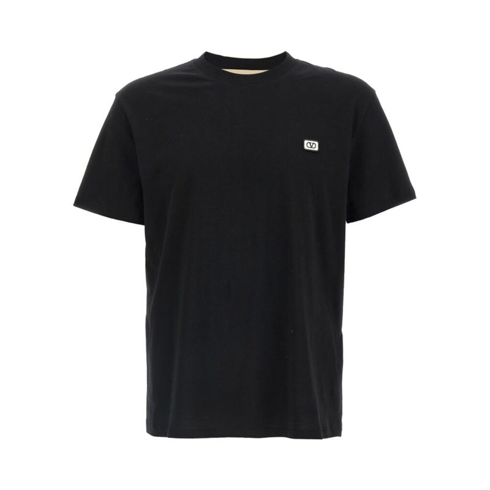 Valentino Garavani Black Cotton Men's T-Shirt